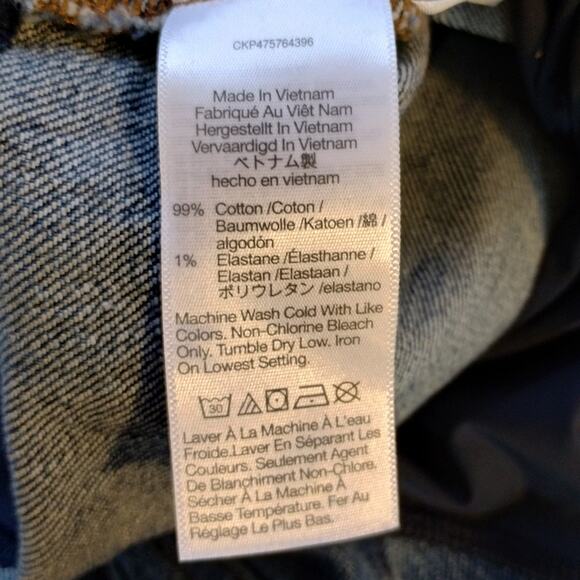 AA Madewell Maternity Over-the-Belly Perfect Vintage Jean in Decatur Wash NWT 28 - Picture 13 of 13